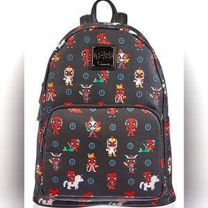 Loungefly POP Marvel Deadpool 30th Anniversay All Over PrintBackpack
